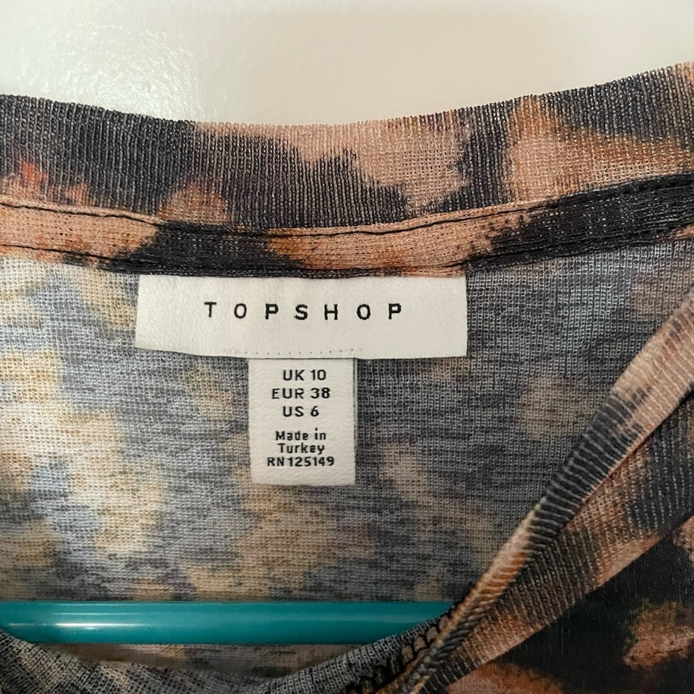 Topshop Mesh Top - Picture 3 of 5